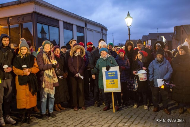 Speaking at a Lewes vigil to show solidarity with the people of Ukraine, the Archbishop of Canterbury encouraged the UK to allow refugees from Ukraine to settle here.