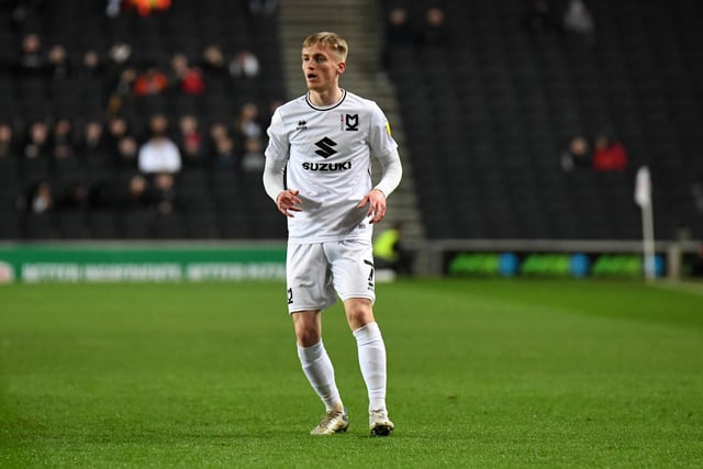 Showed some glimpses of what he's capable of in his Stadium MK bow. Put it on a plate for Parrott to score the opener, while had a good eye for passes in behind.