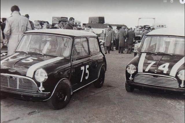 The special edition car bears the number of the first ever race Mini, number 74, which won at Snetterton