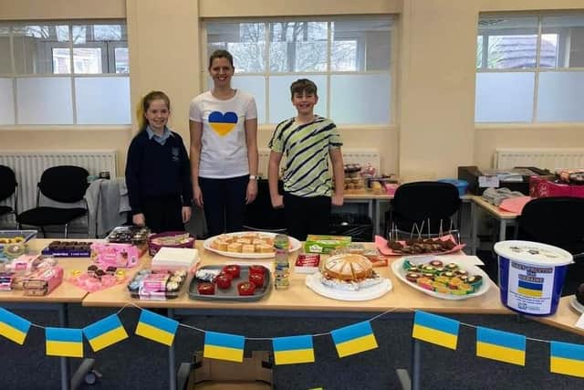 A picture from the East Preston Junior School bake sale organised by a mum at the school, Lisa Duff. Here she is with her son, Jude and Charlotte Close who volunteered to help. They raised £415.07
