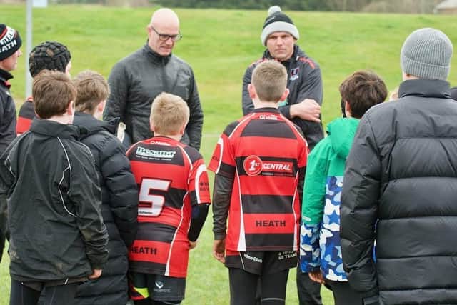 Haywards Heath Colts get some expert coaching from John Mitchell