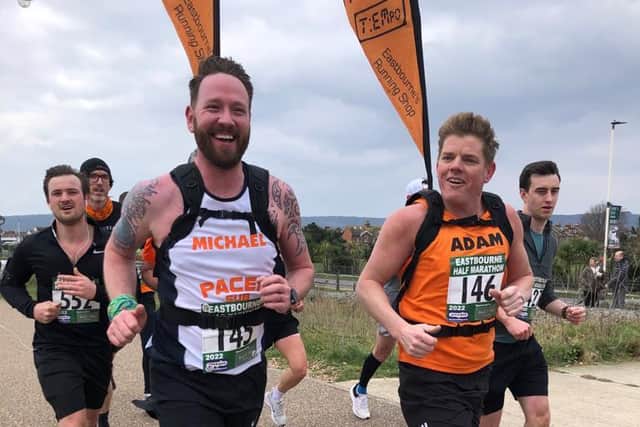 Hailsham Harriers acted as pacers on the route