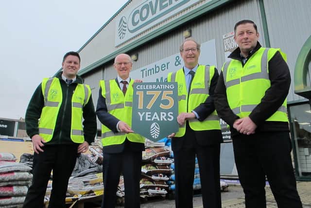 Cover Timber and Builders Merchants store in Bognor Regis was visited by MP Nick Gibb on Friday (March 4) SUS-221003-163100001