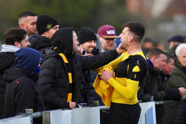 Fans and players enjoyed the fifth round win / Picture: Stephen Goodger