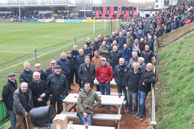 Just some of the 2,347 who turned out to see Lewes play Worthing / Picture: James Boyes