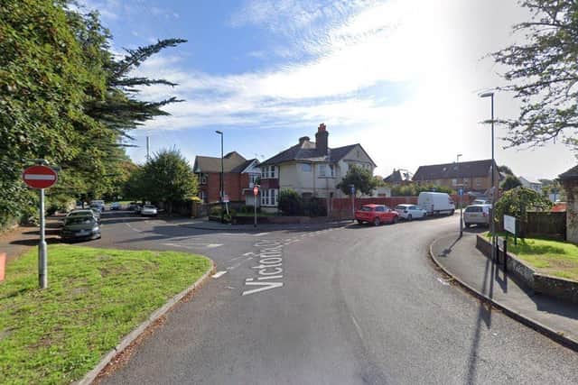BR/37/22/PL: Cordell House Rest Home, 120 Victoria Drive, Bognor Regis. Change of use from residential care home (Use C2) to a 10 bed House in Multiple Occupation (Sui Generis). This application is in CIL Zone 4 and is Zero Rated as other development. Photo: Google Maps.