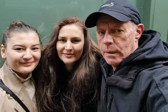 Phil Sheffield is set to drive a van to Warsaw in Poland next weekend to collect his fiancée Yana and her daughter Irma, as soon as their visas are approved.