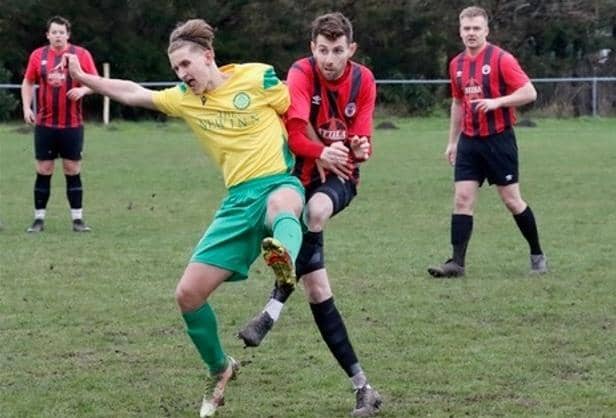Westfield in action against AFC Southwick / Picture: Joe Knight