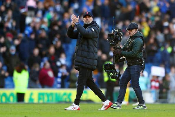 Liverpool boss Jurgen Klopp guided his team to a 2-0 victory against Brighton at the Amex Stadium