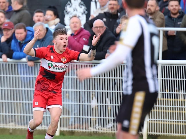 Jordon Crawford can't believe it as a decision goes against the Poppies