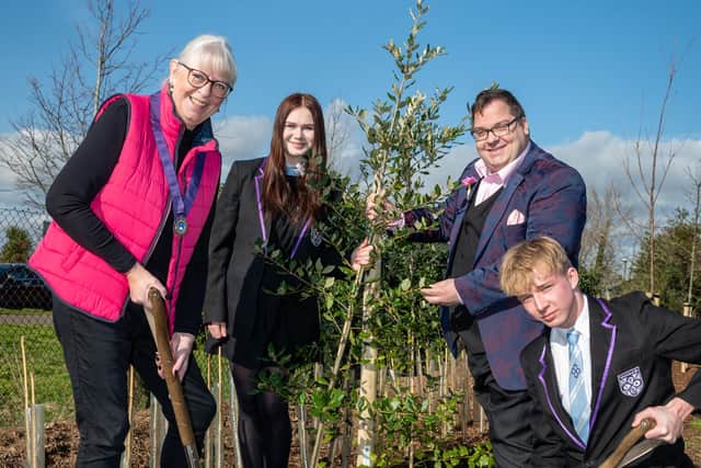 The Littlehampton Town Council, Tree Planting ceremony of The Queens Green Canopy. Pic Scott Ramsey