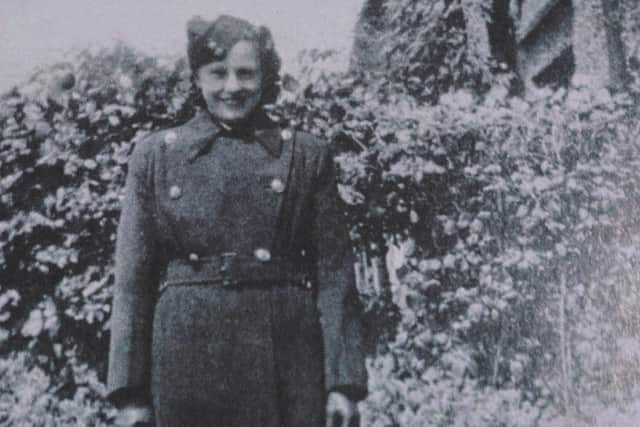 Gladys as a senior leading firewoman in the Second World War