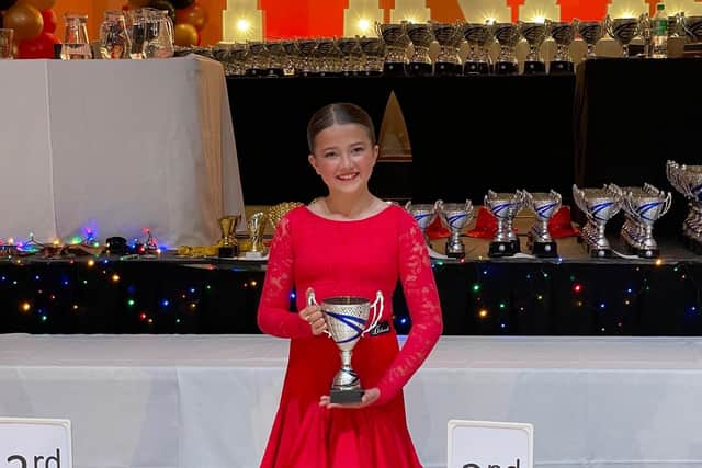 Scarlett Davis won second place at the ISPD finals in Blackpool