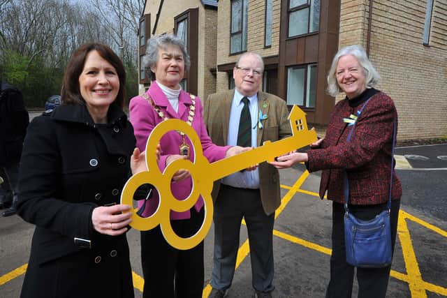 Chichester District Council have opened a new project to increase the amount of much-needed short stay accommodation in the district will be ready to support residents who are facing homelessness from the end of this month. 
Diane Shepherd (Chief Executive CDC)
Elizabeth Hamilton (Chairman CDC)
Alan Sutton (Cabinet member for housing, communications, licensing and events CDC)
Pic S Robards SR2203141
Eileen Lintill (Leader of CDC) SUS-220314-171124001