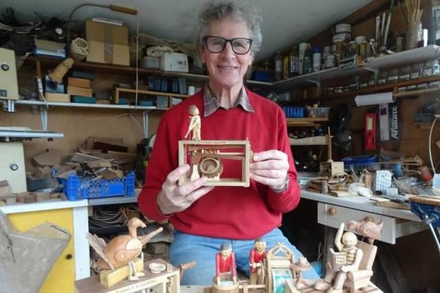 Ivan Morgan, 76, has been making automata since 1997 and said he has handmade over 80 of the mechanisms, which he keeps in his house.
