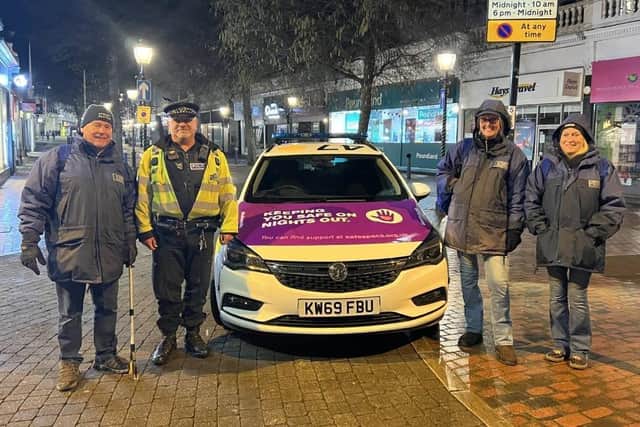 Police in East Sussex work to keep women safe at night. Photo from Sussex Police. SUS-220315-183142001