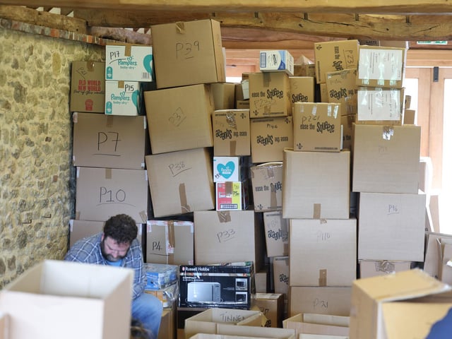 Petworth's Ukraine Sunflower Aid sends hundreds of boxes of aid to Ukrainian refugees [In Pictures]