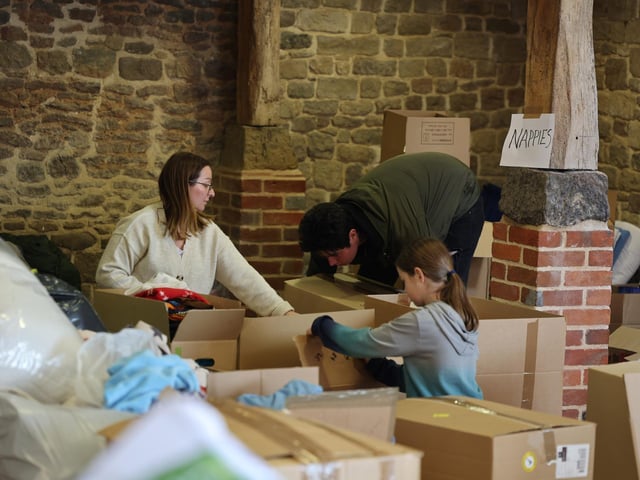 Petworth's Ukraine Sunflower Aid sends hundreds of boxes of aid to Ukrainian refugees [In Pictures]