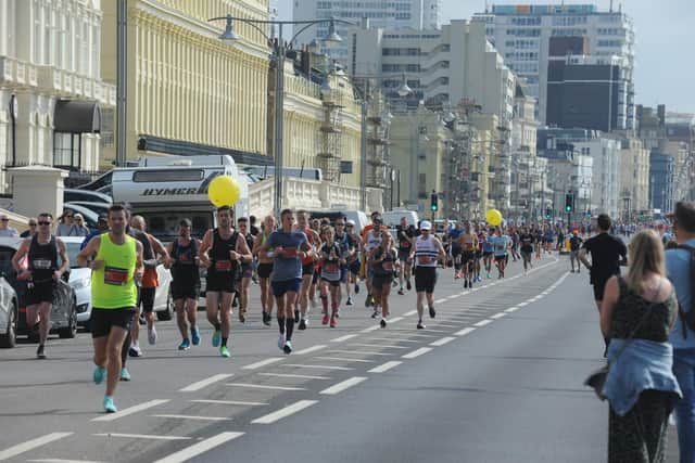 The 2021 Brighton Marathon was held on Sunday, September 12, after being postponed during the pandemic
Photo by Jon Rigby