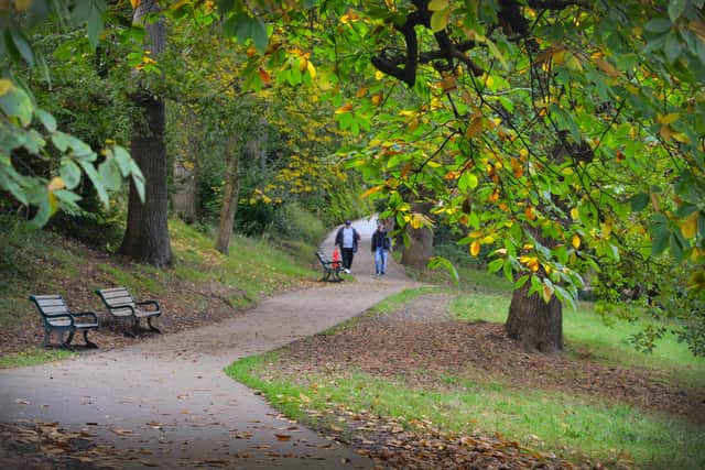 Alexandra Park in Hastings pictured in autumn, 27/10/21 SUS-211027-150537001