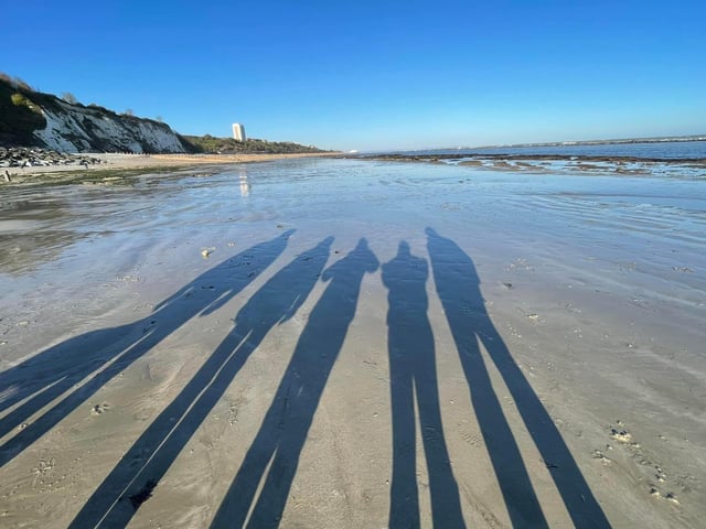 Lisa Pickard sent in this picture taken by daughter Kitty, 14, on her iPhone 12 at Holywell. SUS-220316-105849001