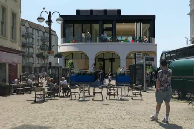 Proposed designs for the new restaurant