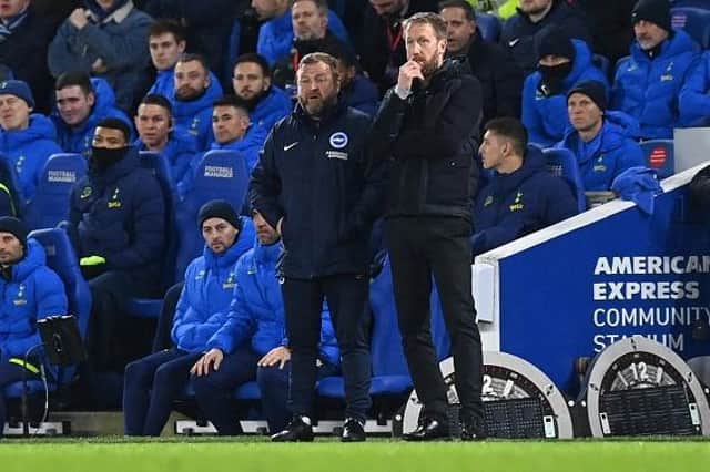 Brighton head coach Graham Potter saw his side lose their sixth Premier League math on the bounce