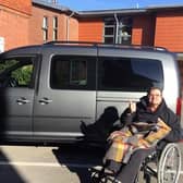 The new vehicle has not only given Steve Boylan the ability to get to his appointments but also allowed him to go on outings and travel to watch his children play football