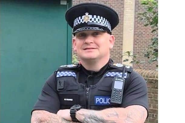 PC Doug Franks Picture: Sussex Police PPP-220316-163509001