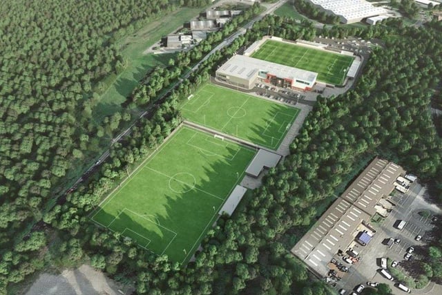 Proposed new stadium for Hastings United FC. SUS-220317-130354001
