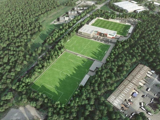 Proposed new stadium for Hastings United FC. SUS-220317-130354001