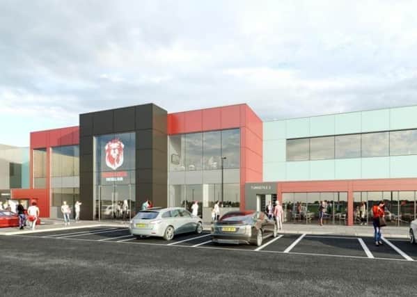 Proposed new stadium for Hastings United FC. SUS-220317-130314001
