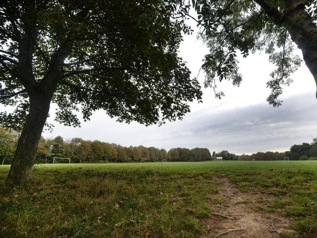 Tilekiln Playing Fields in St Leonards. SUS-220317-130324001