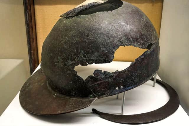 Roman helmet going on display has experts “baffled”