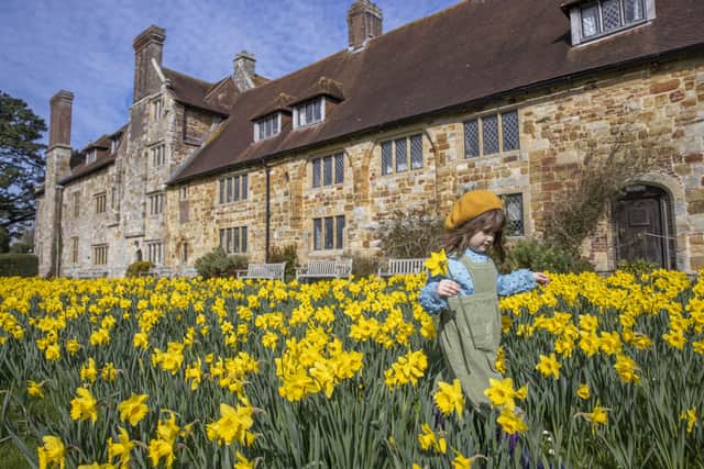 The arrival of spring has been marked by a bumper display of daffodils at Michelham Priory House and Gardens in Upper Dicker near Hailsham. More than 80,000 of the flowers in 18 varieties are bursting into bloom throughout the heritage sites grounds. For more information, please visit https://sussexpast.co.uk/ Picture by Brighton Pictures SUS-220322-124733001