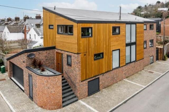 This recently built contemporary home in Timberyard Lane, Lewes, is on the market for £1,400,000 SUS-220318-091944001