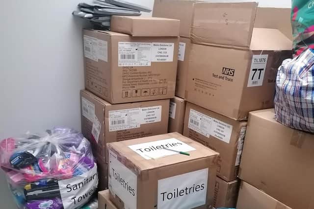 Kevin says he has seen some people donating up to £150 worth of goods – including clothes, medication, nappies and sanitary products.