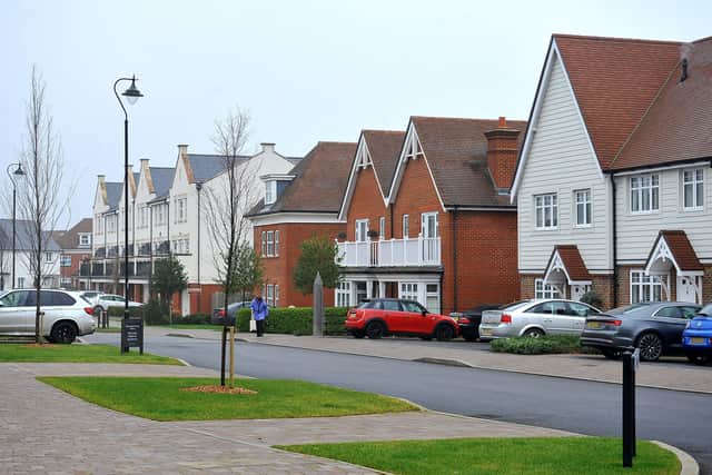 File picture of a housing development, by Steve Robards