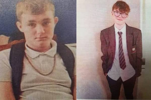 Missing Alfie and Riley. Photo from Sussex Police. SUS-220318-174243001