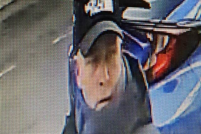 Police want to speak to this man about a charity shop theft that took place on Febraury 11 in Bexhill. SUS-220318-144306001