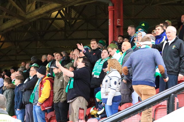 Pictures by Tim Hale from Bognor Regis Town's FA Trophy semi-final second leg against Grimsby Town at Blundell Park