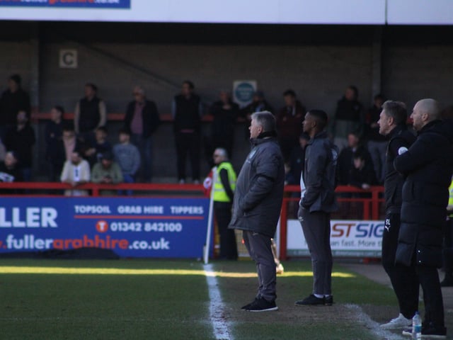 Crawley Town v Swindon Town. Picture by Cory Pickford SUS-220319-194202004