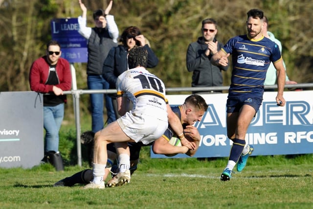 Action from Worthing Raiders' 30-29 defeat to Esher in National two south / Picture: Stephen Goodger