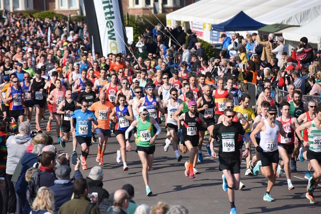 Action from the 2022 Hastings Half Marathon / Pictures: Justin Lycett and Frank Copper