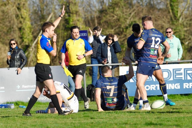 Action from Worthing Raiders' 30-29 defeat to Esher in National two south / Picture: Stephen Goodger