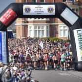 They're off in the 2022 Hastings Half Marathon / Picture: Justin Lycett