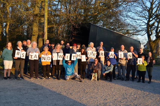 Pevensey charity loads up lorry for Ukraine. Photo from Dan Jessup. SUS-220321-101541001