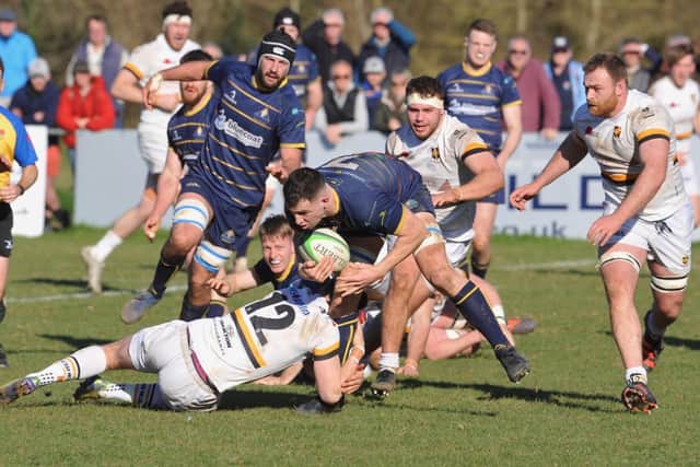 Worthing Raiders attack in their clash with Esher / Picture: Stephen Goodger
