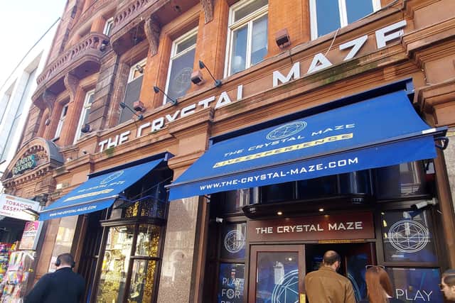 The Crystal Maze experience in London –where Katherine realised she is not good at problem-solving