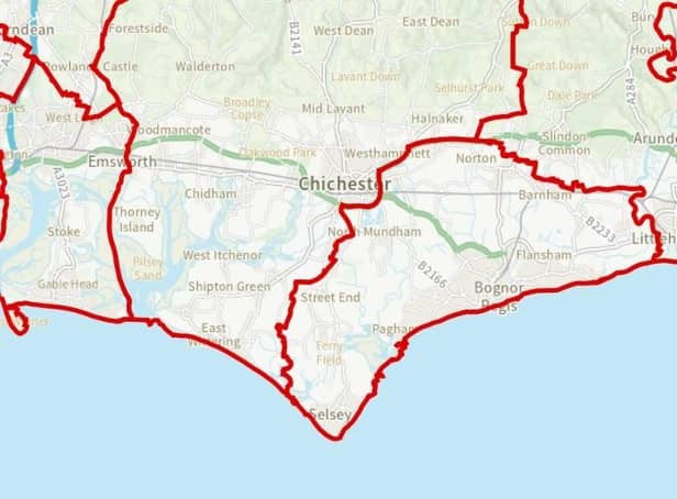 Initial proposals to change Parliamentary boundaries splitting the Manhood Peninsula in two